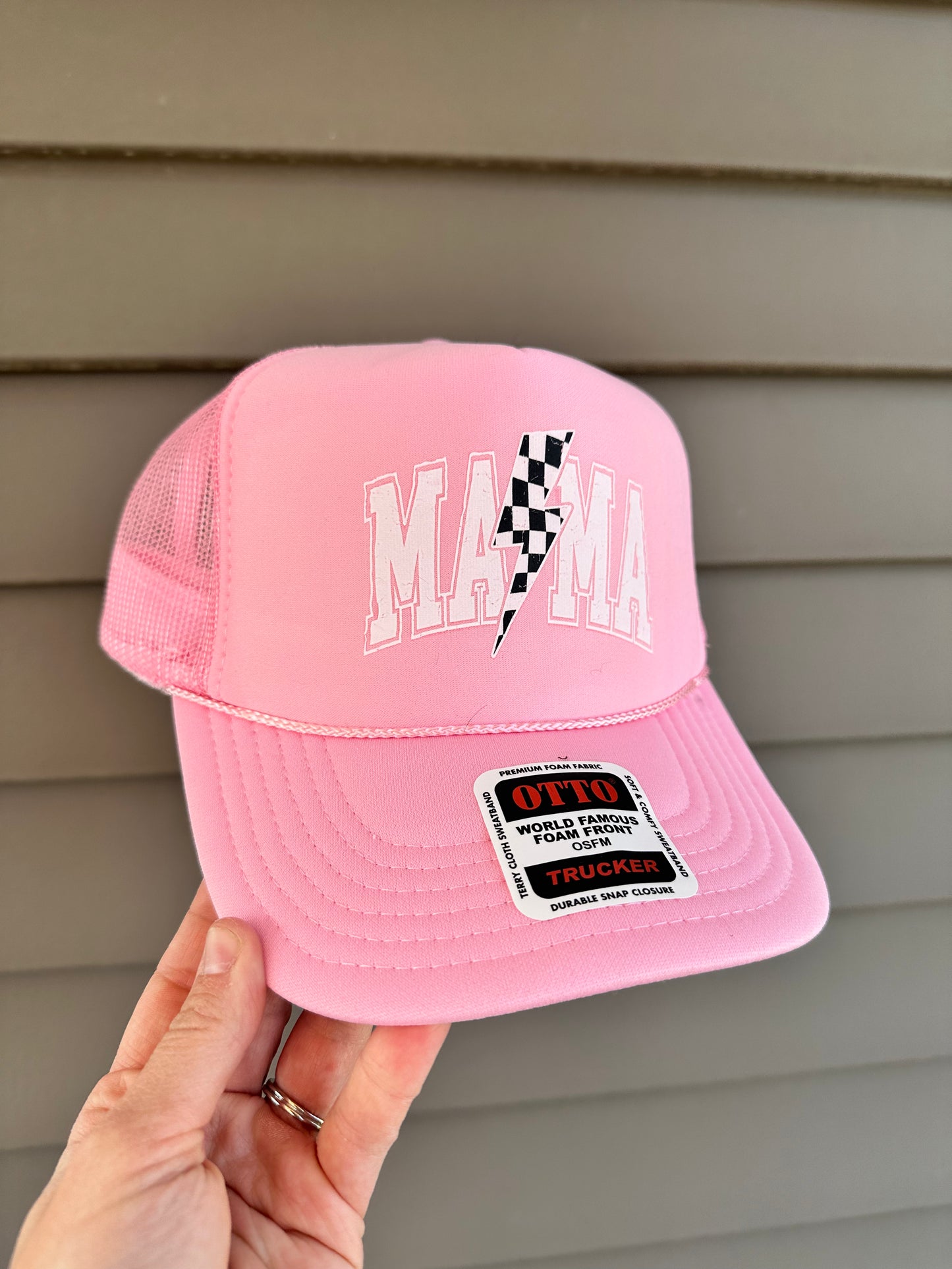Light Pink MAMA Trucker Hat