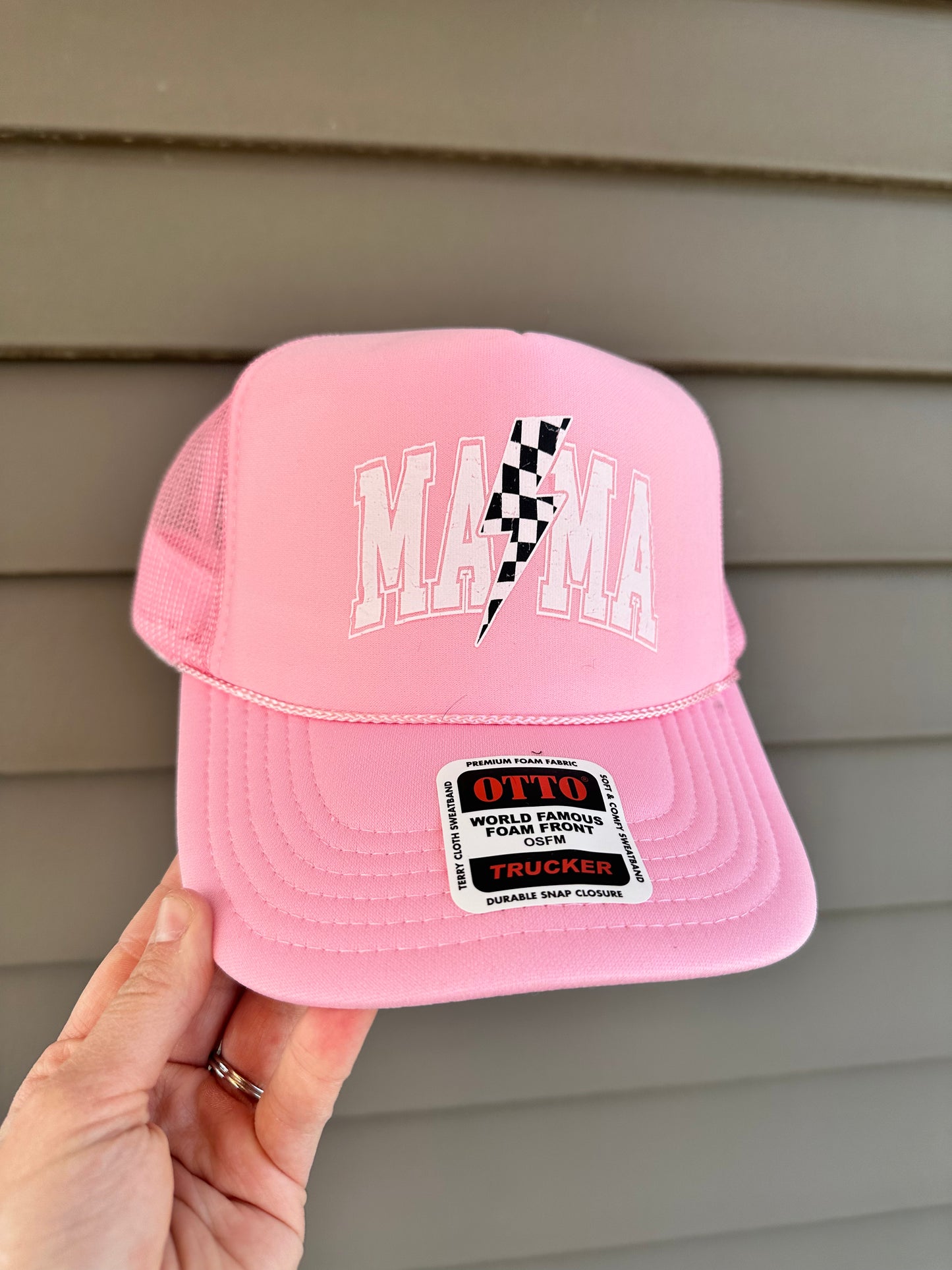 Light Pink MAMA Trucker Hat