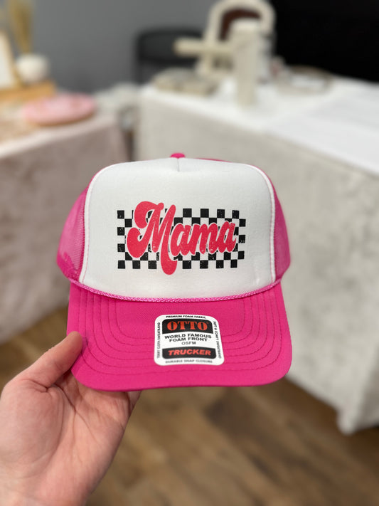 Magenta MAMA Trucker Hat
