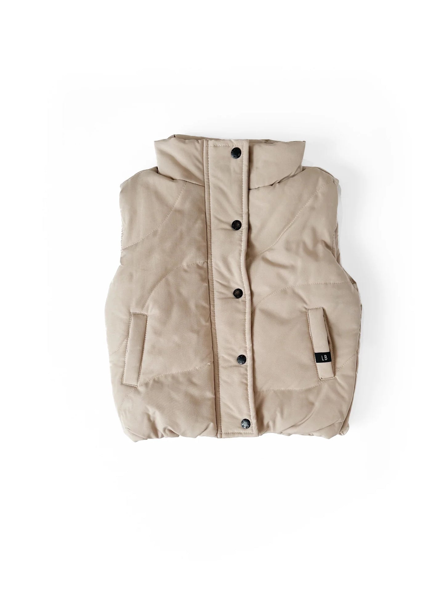 Little Bipsy Puffer Vest - Sand