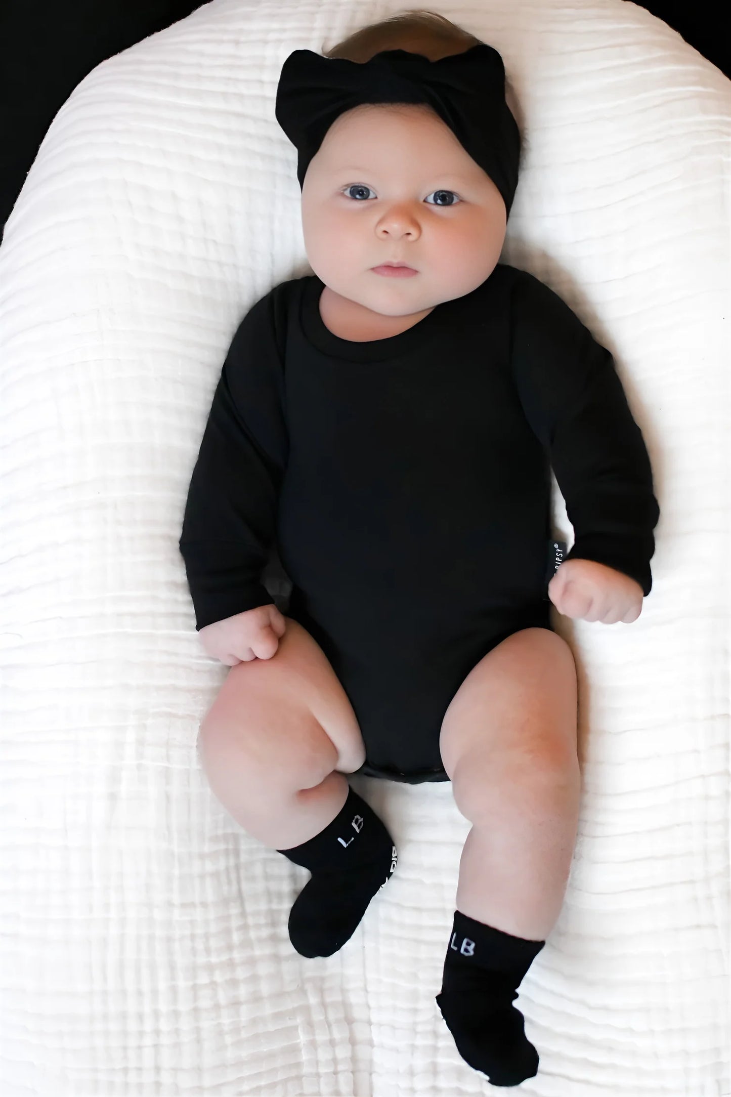 Little Bipsy Long Sleeve Onepiece - Black