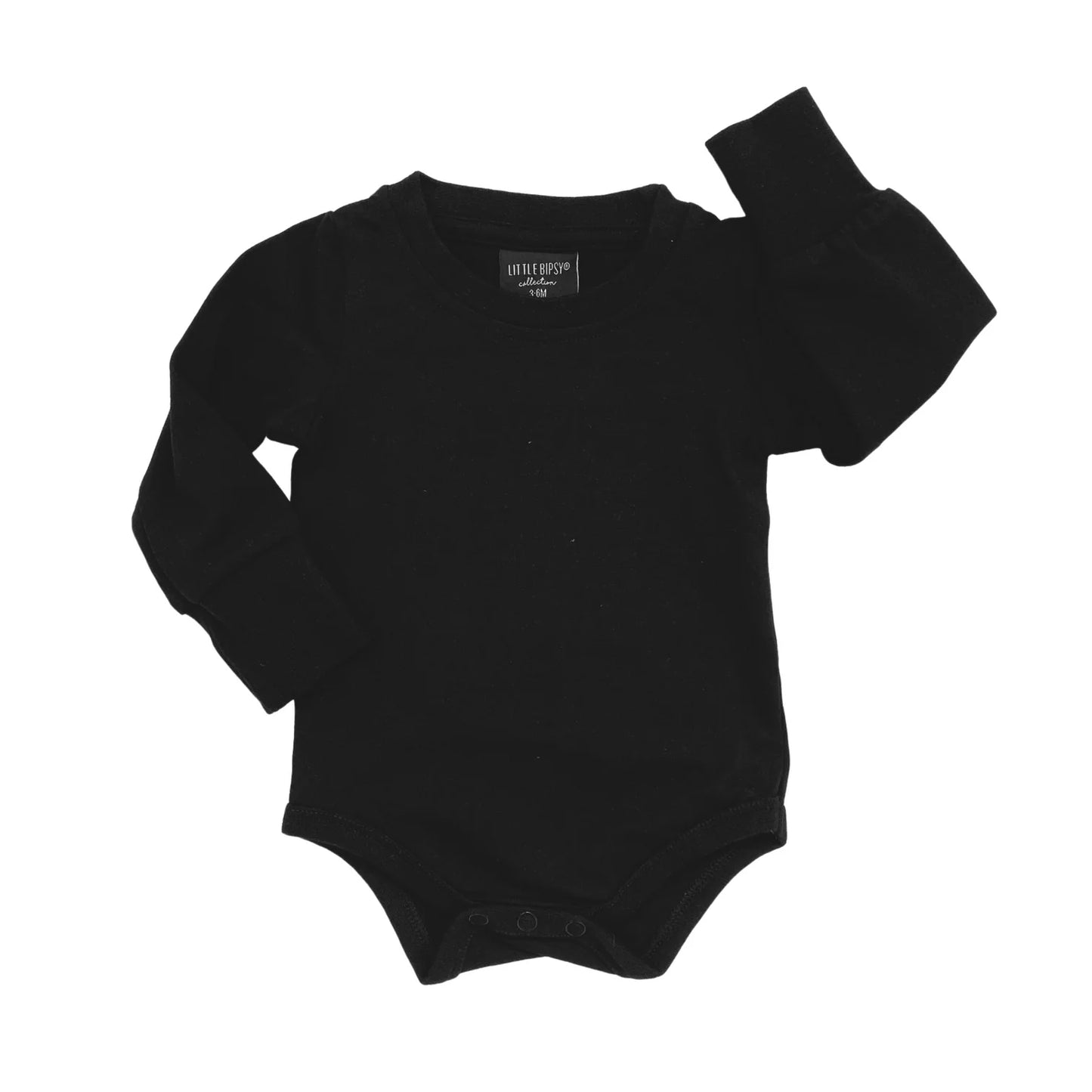 Little Bipsy Long Sleeve Onepiece - Black